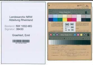 Entnazifizierung Emil Graehlert , geb. 13.01.1893 (Autoschlosser)