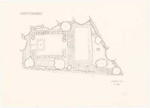 Gartenhaus: Lageplan 1:100