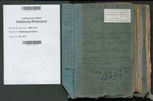 Olligschläger, Wilhelm geb. 15.08.1804; Bergrat; ausgeschieden 1874; Personalakten Band 1