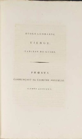 École Lombarde. Vierge, Tableau Du Guide.