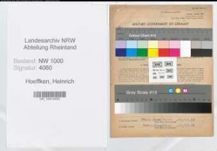 Entnazifizierung Heinrich Hoeffken, geb. 15.07.1885 (Kaufmann)