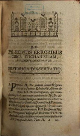 Fr. Augustini Gervasio Eremitae Augustiniani In Vindobonensi Universitate Ss. Theologiae Professoris Publici De Sacramentis Eucharistiae, Poenit., Extr. Unctionis, Ordinis, Et Matrimonii : Libri Quinque In Usum Academ. Juventutis Brevi Methodo Adornati Praemissa Historico-Critica Dissertatione
