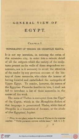 Chapter 1: Topography of Thebes, or Diospolis Magna