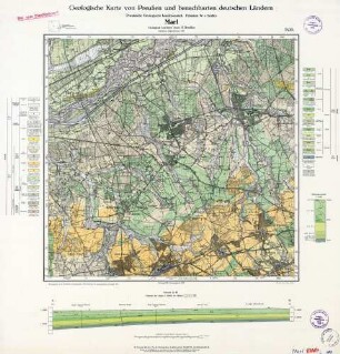 2430 [4308] Marl, Geologische Karte von Preußen und benachbarten deutschen Ländern