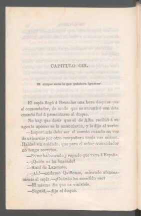 Capítulo CIII. - El duque sabe lo que quisiera ignorar.