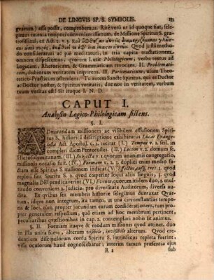 Meletema hist. philol. ex Act. c. II, v. 3, de linguis Spiritus s. symbolis metadoticis