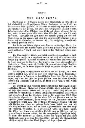 XXVII. Die Tafelrunde.