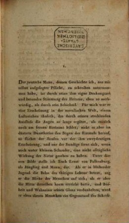 F. M. Klingers Werke, 8. Geschichte eines Teutschen der neuesten Zeit