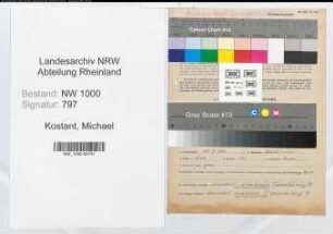 Entnazifizierung Michael Kostant, geb. 25.09.1904 (Arbeiter)