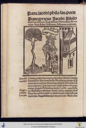 Panegyricus Jacobi Philomusi laureate poete Augustissimo Maximiliano Romanorum Regi…