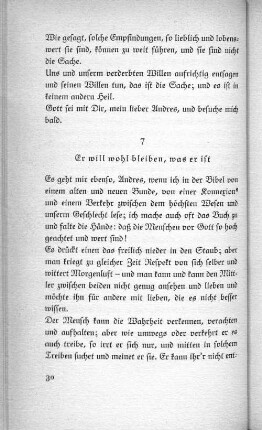 7. Er will wohl bleiben, was er ist