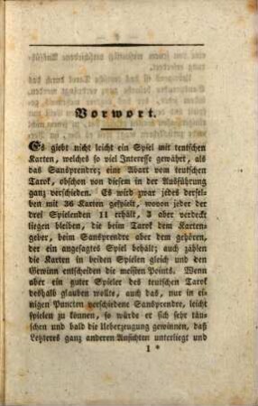 Das Sansprendre-Spiel in Regeln zur richtigen Auffassung und Ausführung desselben nach seinen verschiedenen Nüancen dargestellt