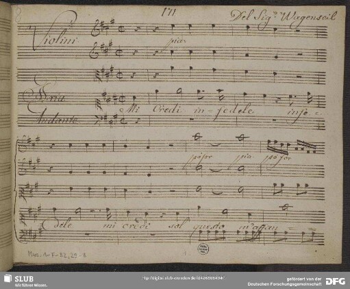 Siroe. Excerpts - Mus.1-F-82,29-8 : S, strings, b