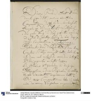 Handschriftlicher Kommerntar, zu Heinrich von Kleist "Der Zerbrochene Krug"