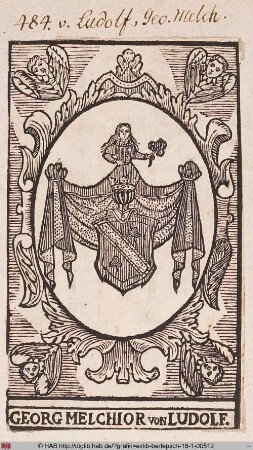 Wappen des Georg Melchior von Ludolf