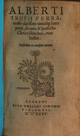 De vero et perfecto Clerico : lib. 2