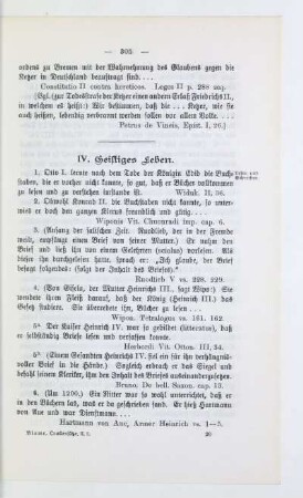 IV. Geistiges Leben