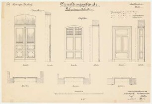 Verwaltungsgebäude, Details Türen