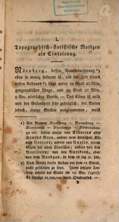 Nürnberg und seine Merkwürdigkeiten : Ein Handbüchlein für Einheimische und Fremde ; Mit 2 vollst. Reg.
