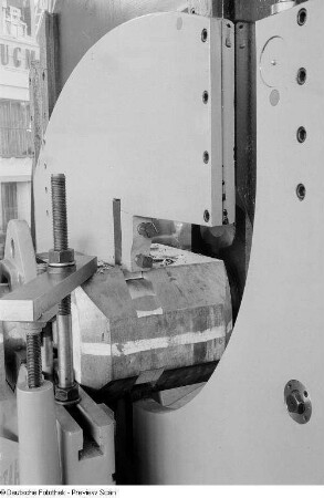 Werkzeugmaschine auf der Technischen Messe 1953