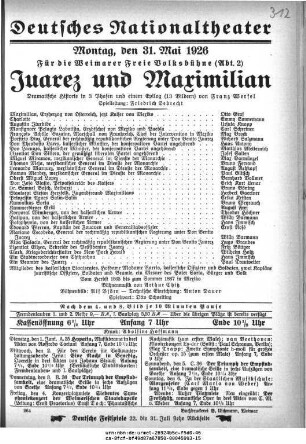 Juarez und Maximilian