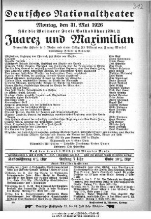 Juarez und Maximilian