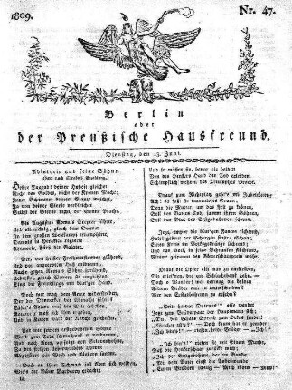 Nr. 47., 13. Juni 1809