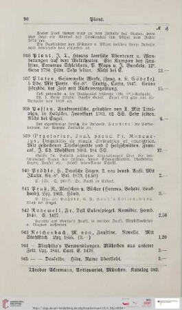 Plant (Nr. 936 - 945)
