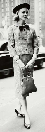 Modeaufnahme, Modell Christa Vogel (Mademoiselle)