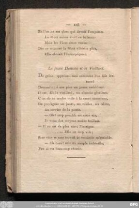 Le jeune Homme et le Vieillard.