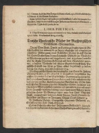 Liber Poeticus.