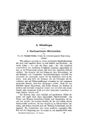 Psychopathische Mittelschüler : (Schluß)