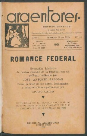 Romance federal