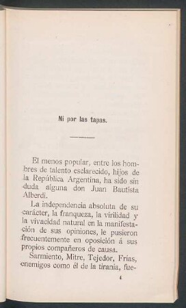 Ni por las tapas