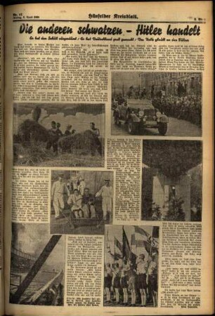 Dritte Ausgabe vom Freitag, den 08. April 1938.
