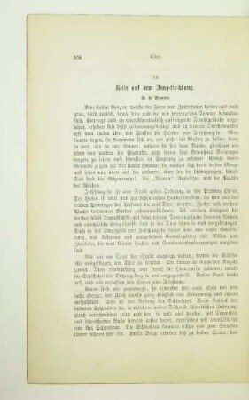 10. Reise auf dem Jang-tse-ki ang