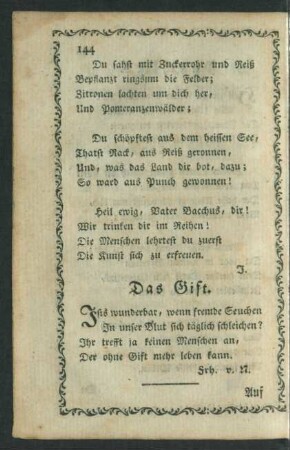 Das Gift.