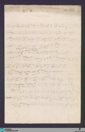 Symphonies - Don Mus.Ms. 1838 : A