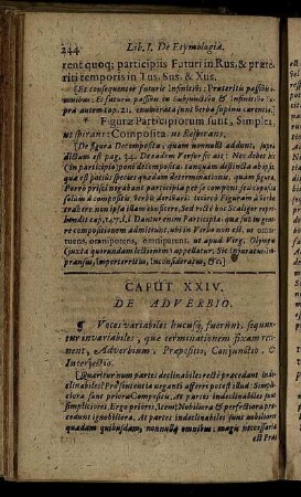 Caput XXIV. De Adverbio.