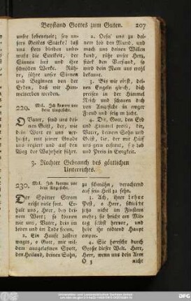 3. Rechter Gebrauch des göttlichen Unterrichts.