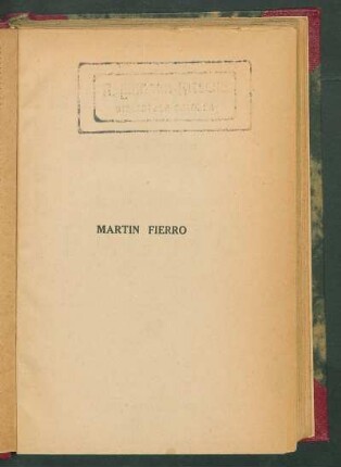 Martín Fierro