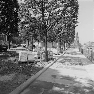 Dresden, Brühlsche Terrasse, 1991