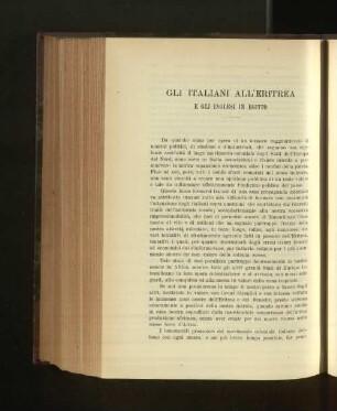 Gli Italiani All'Eritrea.
