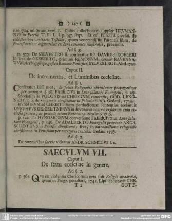 Saeculum VII. [XI.]