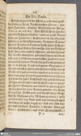 Die XIV. Seule. [Grausame Zaubermittel]