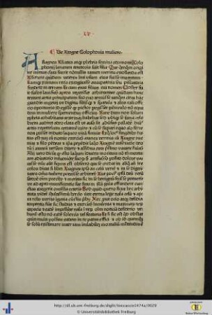 De Aragne Colophonia muliere