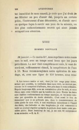 XVIII. Hommes nouveaux