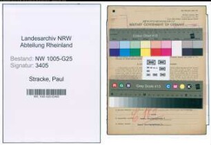 Entnazifizierung Paul Stracke , geb. 11.02.1901 (Lebensmittelhaendler)
