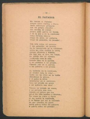 El payador