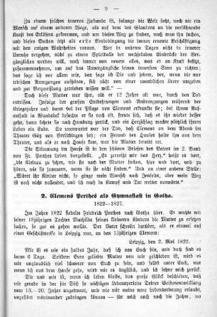 2. Clemens Perthes als Gymnasiast in Gotha